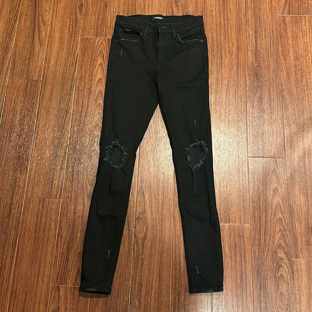 Express skinny mid rise 4R jeans